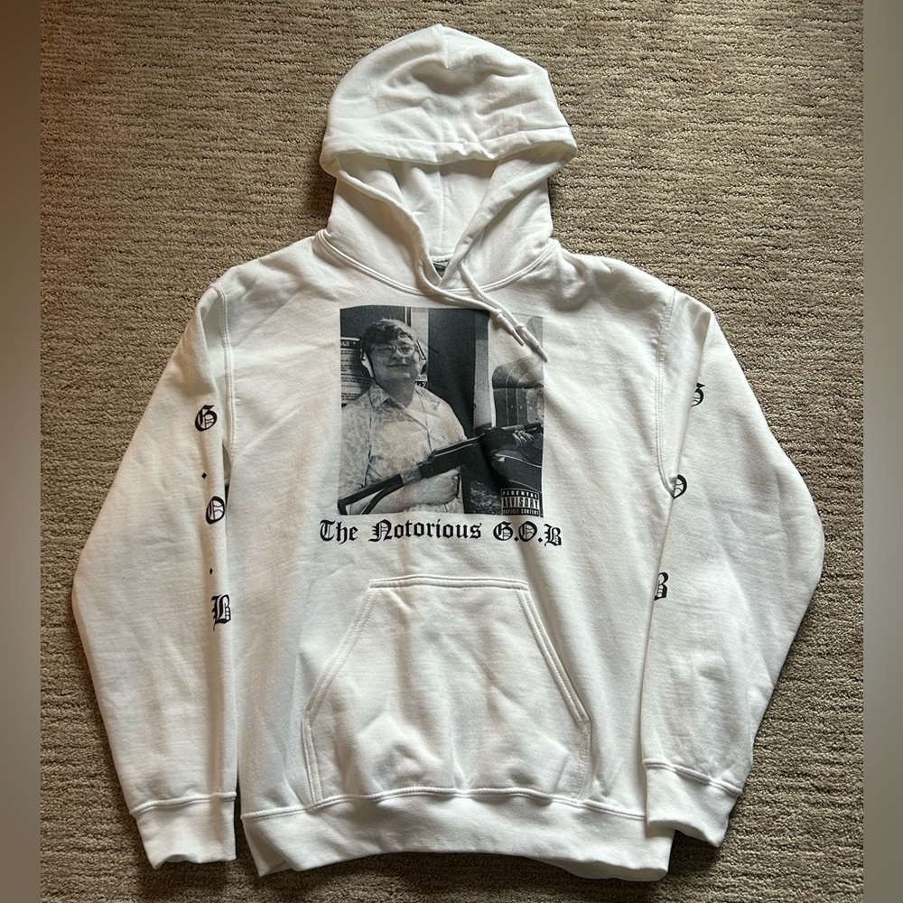White Goblin Merch Hoodie